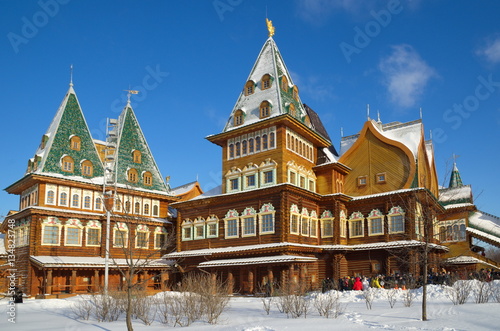 Canvas Print Moscow, Russia - January 25, 2017: The Palace of Tsar Alexei Mikhailovich in Kol
