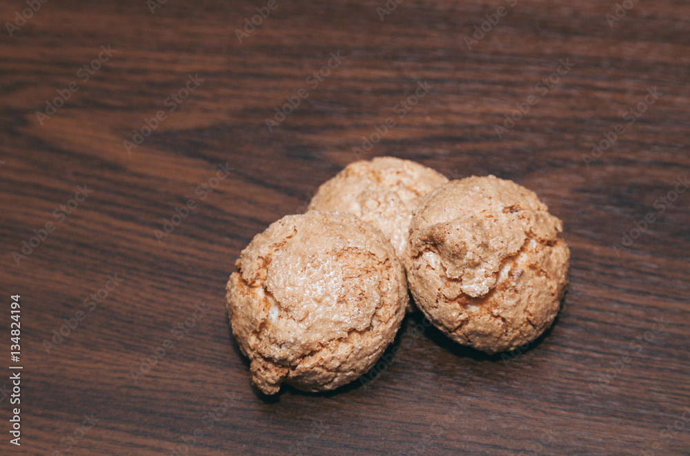 cookies on wooden background cookies on wooden background