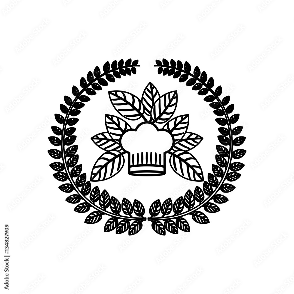 Obraz premium Healthy food restaurant icon vector illustration graphic design
