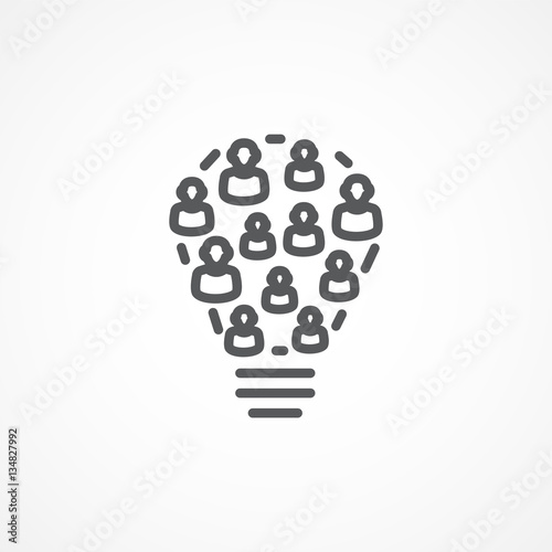Crowdsourcing icon