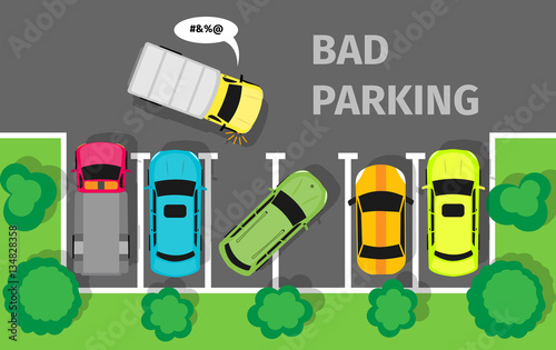 Bad Parking Top View
