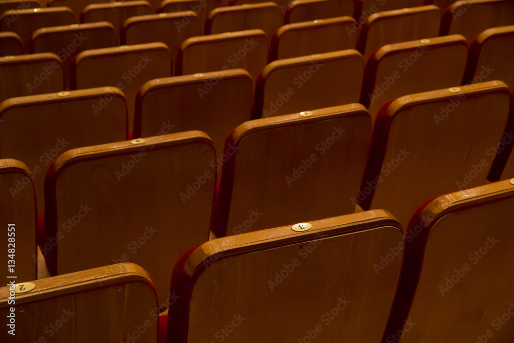 Fototapeta premium Empty rows in cinema