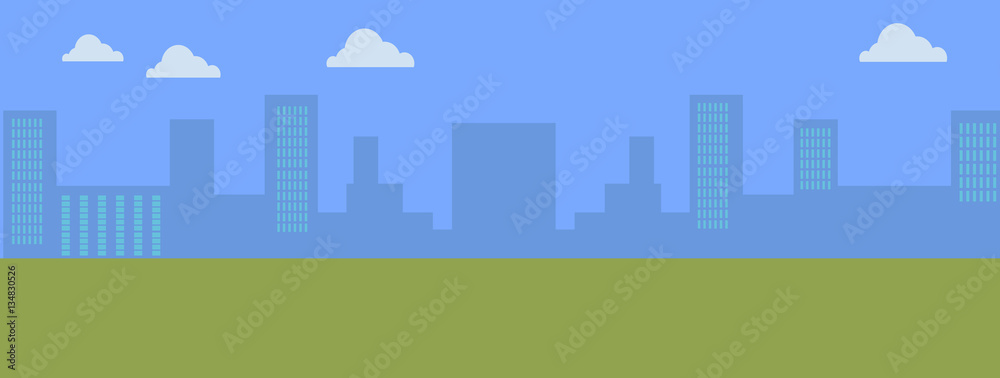 Urban Cityscape. Silhouettes of Buildings. Urban Cityscape. Silhouettes of Buildings.