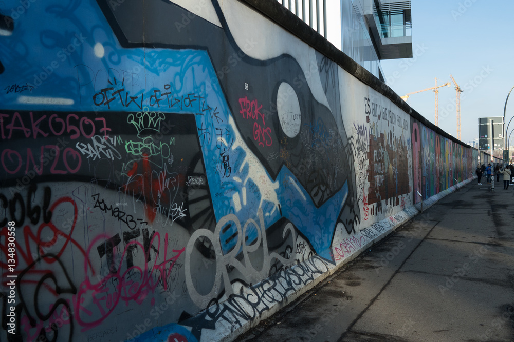 Fototapeta premium East Side Gallery, the wall, Berlin