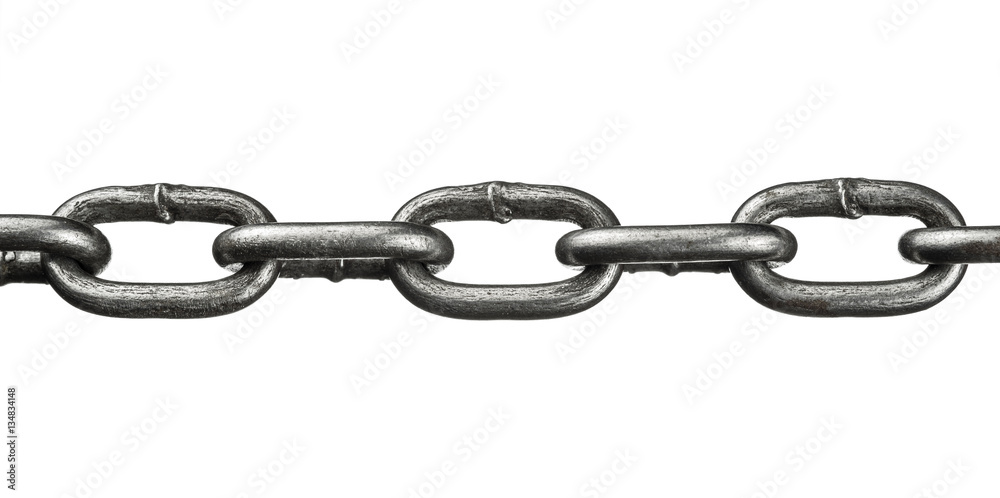 Obraz premium iron chain on white