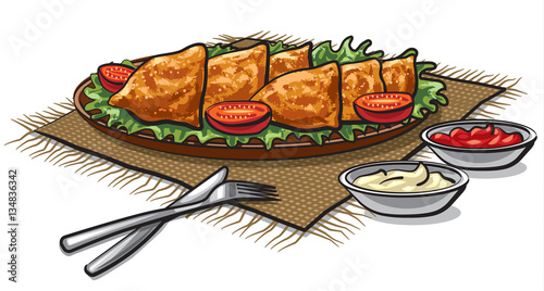 indian food samosas