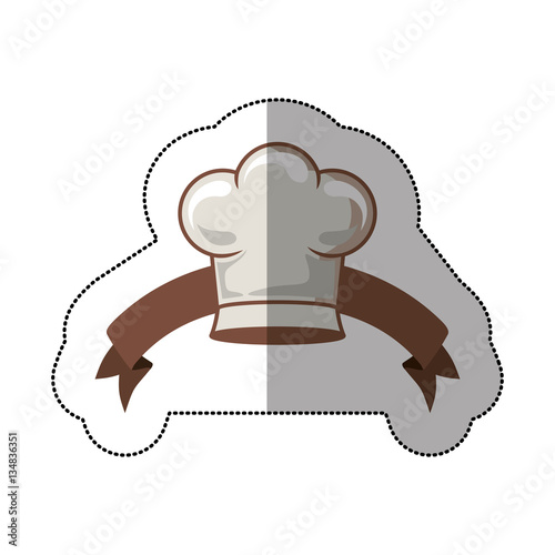 Chef hat symbol icon vector illustration graphic design