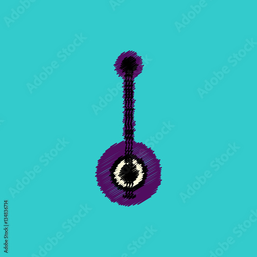 flat vector icon design collection musical instrument