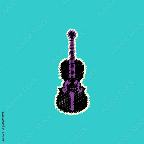 flat vector icon design collection musical instrument