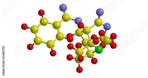 Molecular structure of cocaine