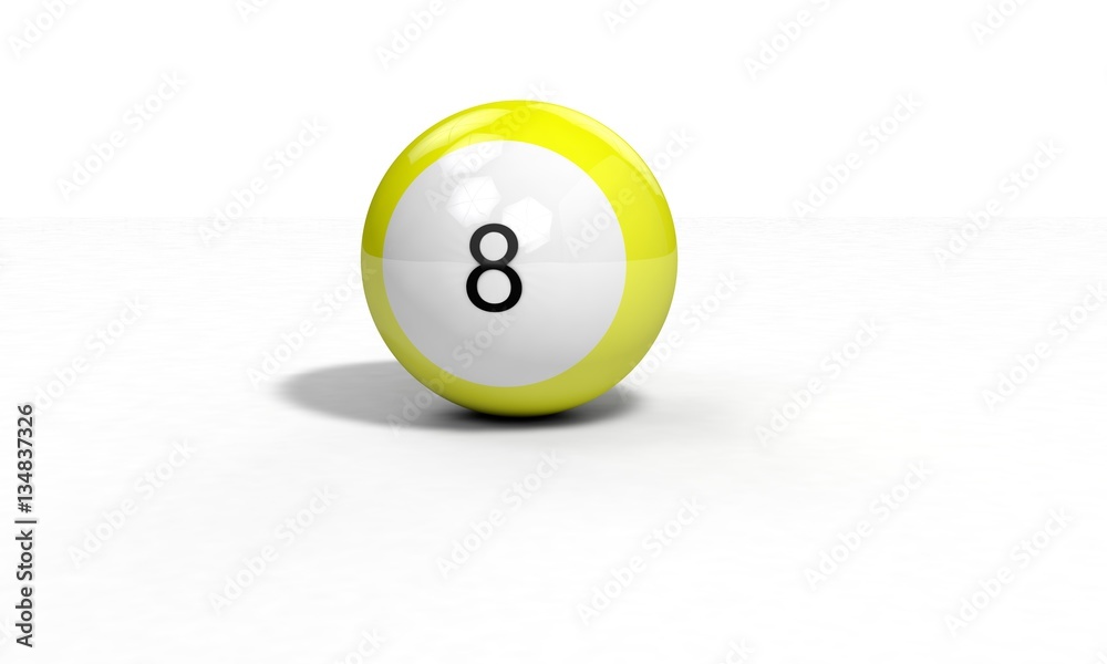 Three-dimensional billiard ball winner background study