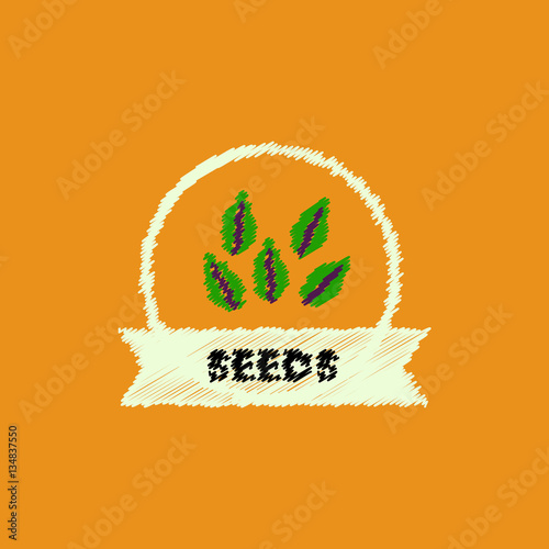 flat vector icon design collection Kitchenware seasoning seeds