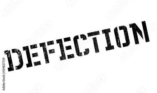 Defection rubber stamp. Grunge design with dust scratches. Effects can be easily removed for a clean, crisp look. Color is easily changed.