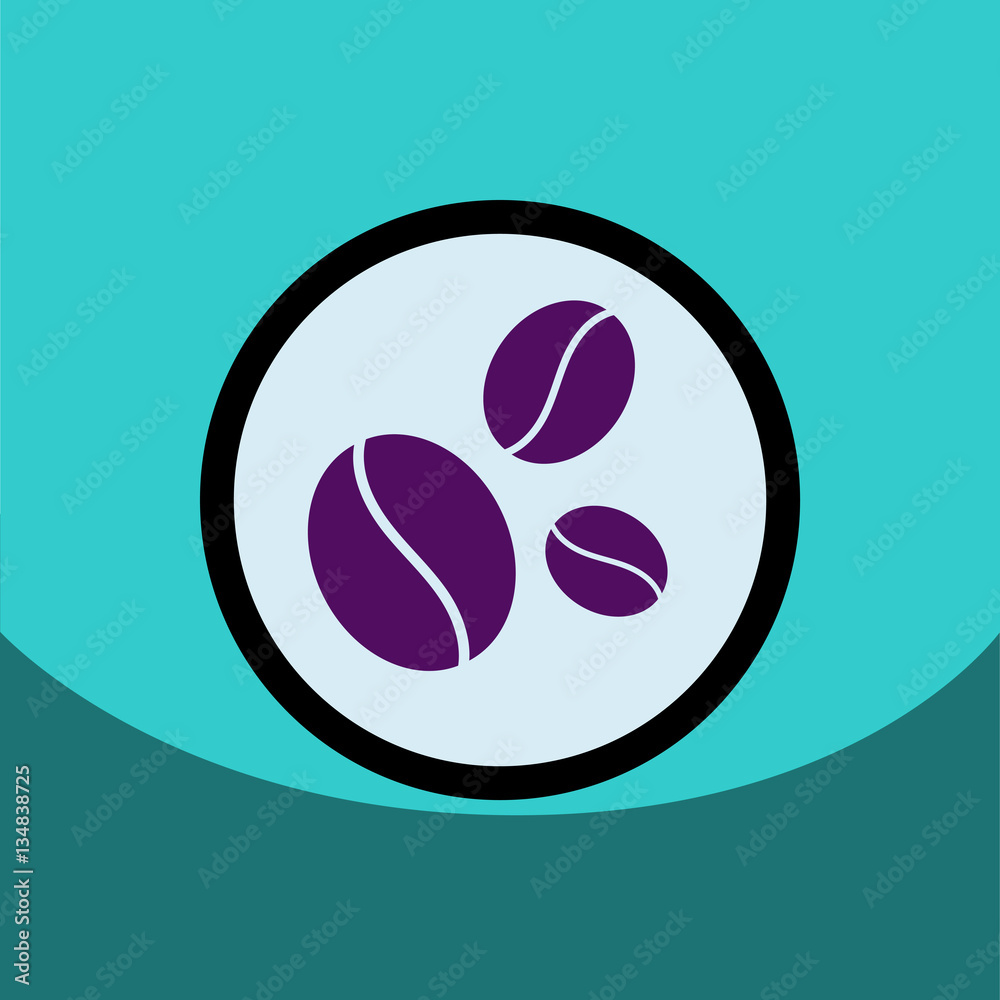 flat vector icon design collection coffee beans flat vector icon design collection coffee beans
