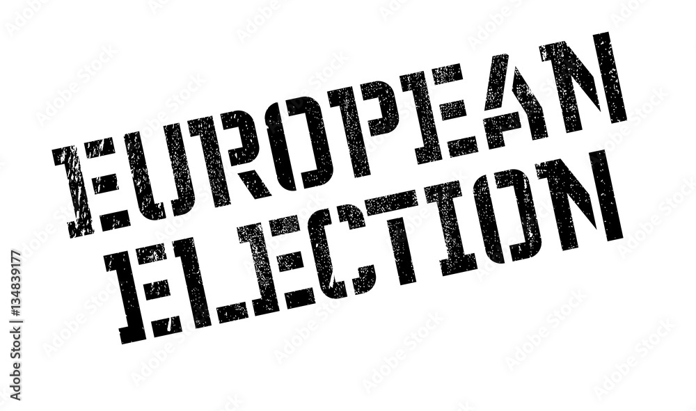 European Election rubber stamp. Grunge design with dust scratches. Effects can be easily removed for a clean, crisp look. Color is easily changed. European Election rubber stamp. Grunge design with dust scratches. Effects can be easily removed for a clean, crisp look. Color is easily changed.