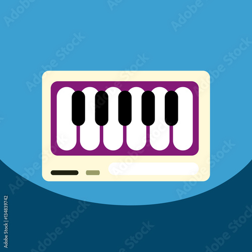 flat vector icon design collection musical instrument