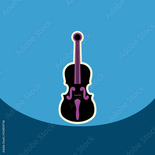 flat vector icon design collection musical instrument