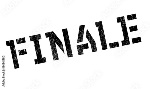 Finale rubber stamp. Grunge design with dust scratches. Effects can be easily removed for a clean, crisp look. Color is easily changed.