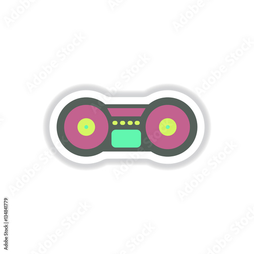 color label design collection of music recorder