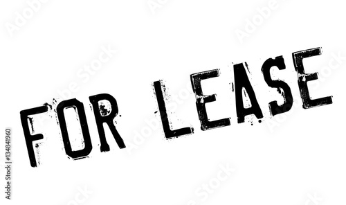 For Lease rubber stamp. Grunge design with dust scratches. Effects can be easily removed for a clean, crisp look. Color is easily changed.