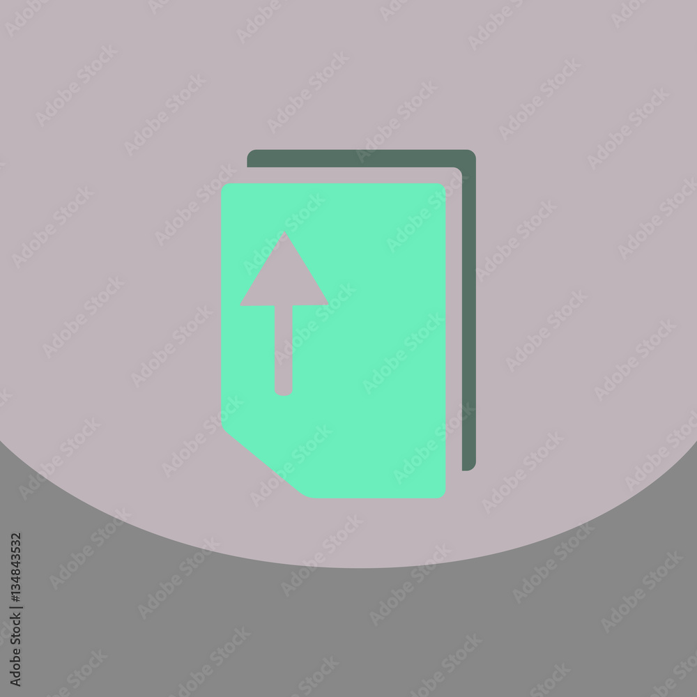Flat style blank, realistic notepad, notebook on square. free blank Flat style blank, realistic notepad, notebook on square. free blank