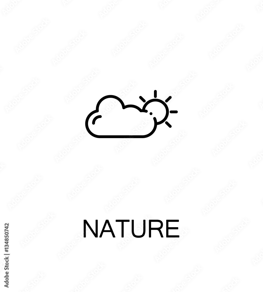 Nature flat icon Nature flat icon