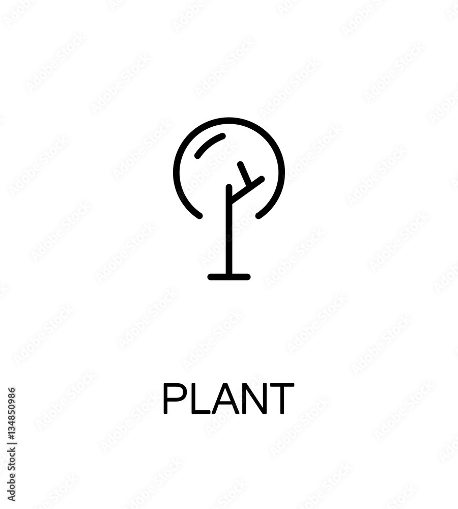 Plant flat icon Plant flat icon