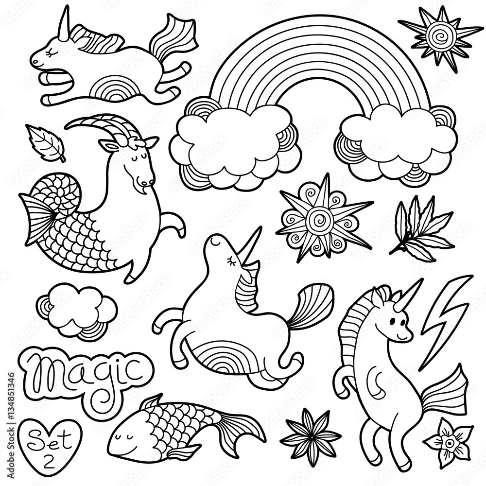 Black and white fashion patch badge elements in cartoon 80s-90s comic style. Set modern trend doodle sketch. Black and white fashion patch badge elements in cartoon 80s-90s comic style. Set modern trend doodle sketch.