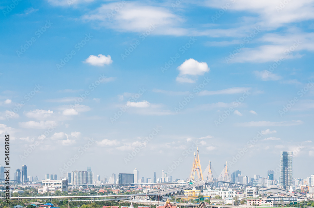 Fototapeta premium Landscape of Bangkok.Thailand