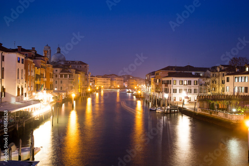 City of Venice at night. View of the canals. © oleg_mj