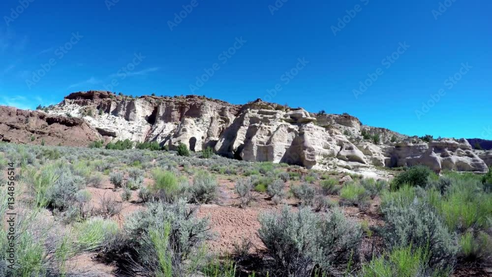 Brown and White Sandstone cliff's in the desert of Southern Utah Brown and White Sandstone cliff's in the desert of Southern Utah