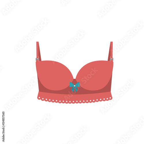 Bra women underwear icon vector illustration graphic design