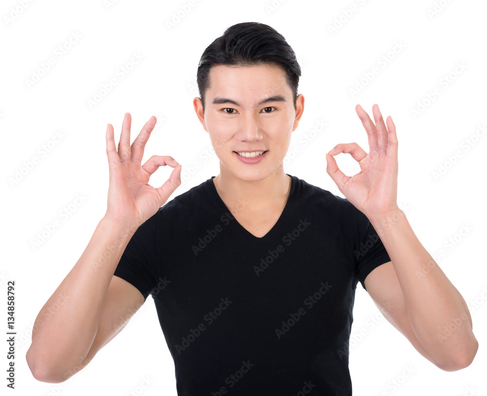 gesture of okay StockFoto Adobe Stock