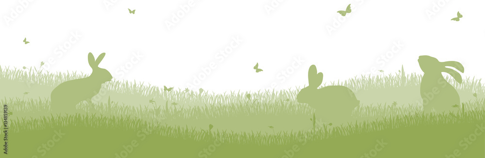 bunny silhouette for Easter time