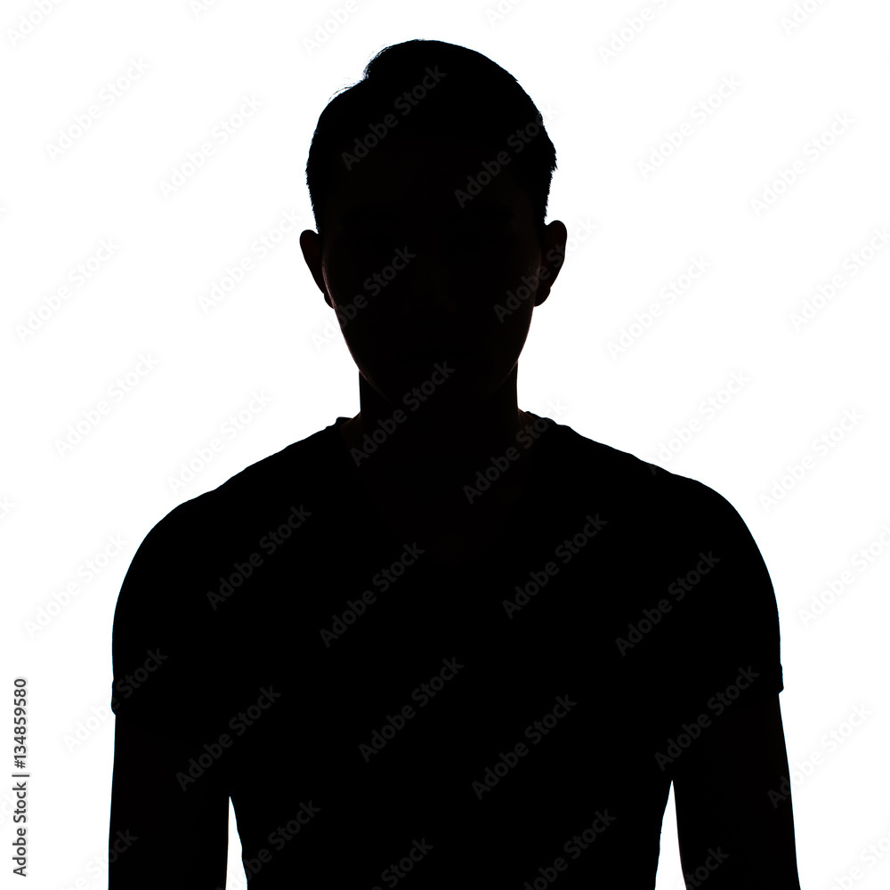 silhouette of man silhouette of man