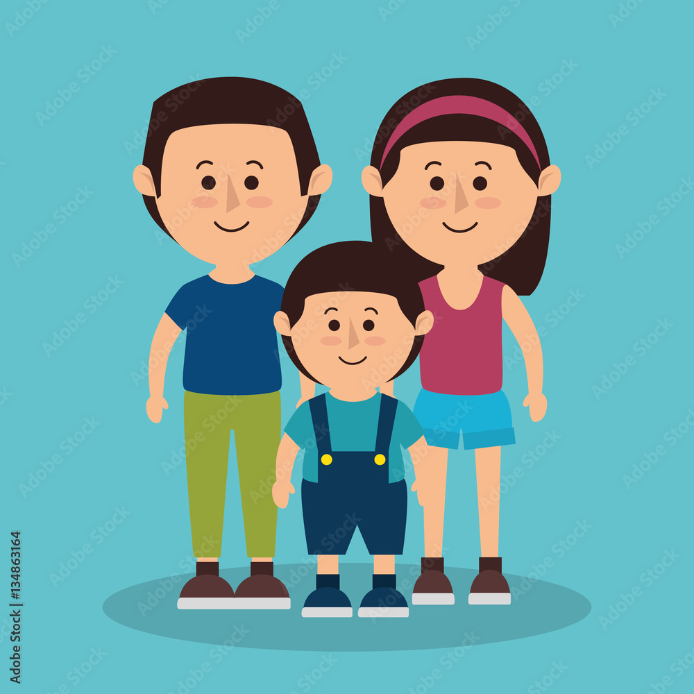 cute family members group vector illustration design cute family members group vector illustration design