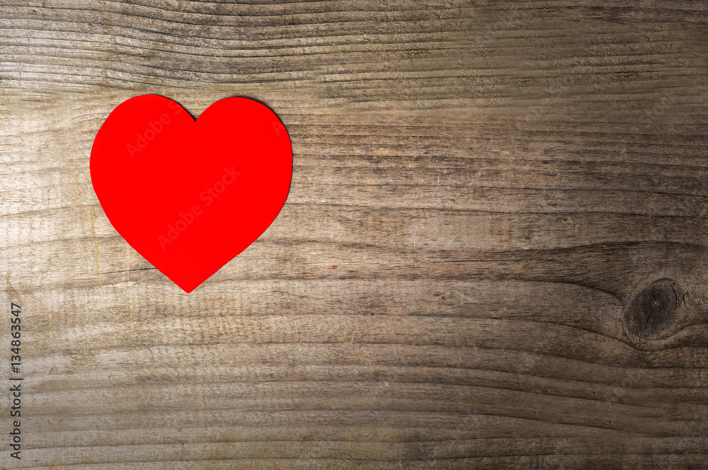red paper heart red paper heart