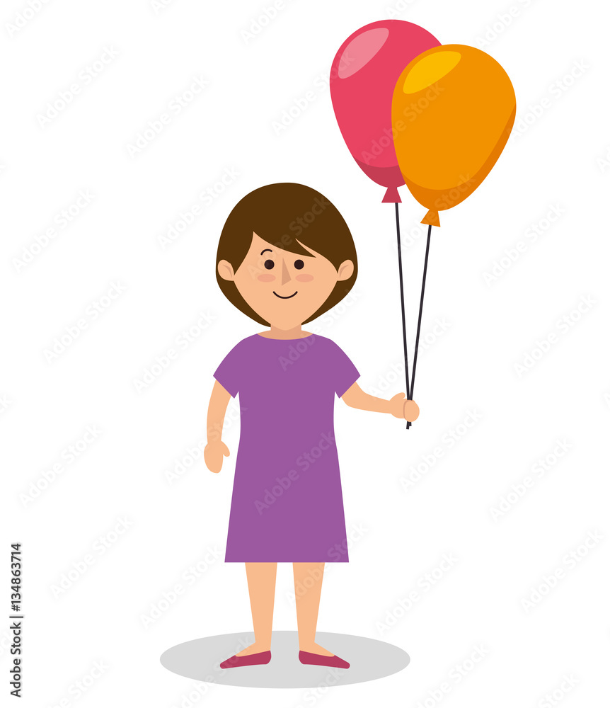 cute little girl drawing vector illustration design cute little girl drawing vector illustration design