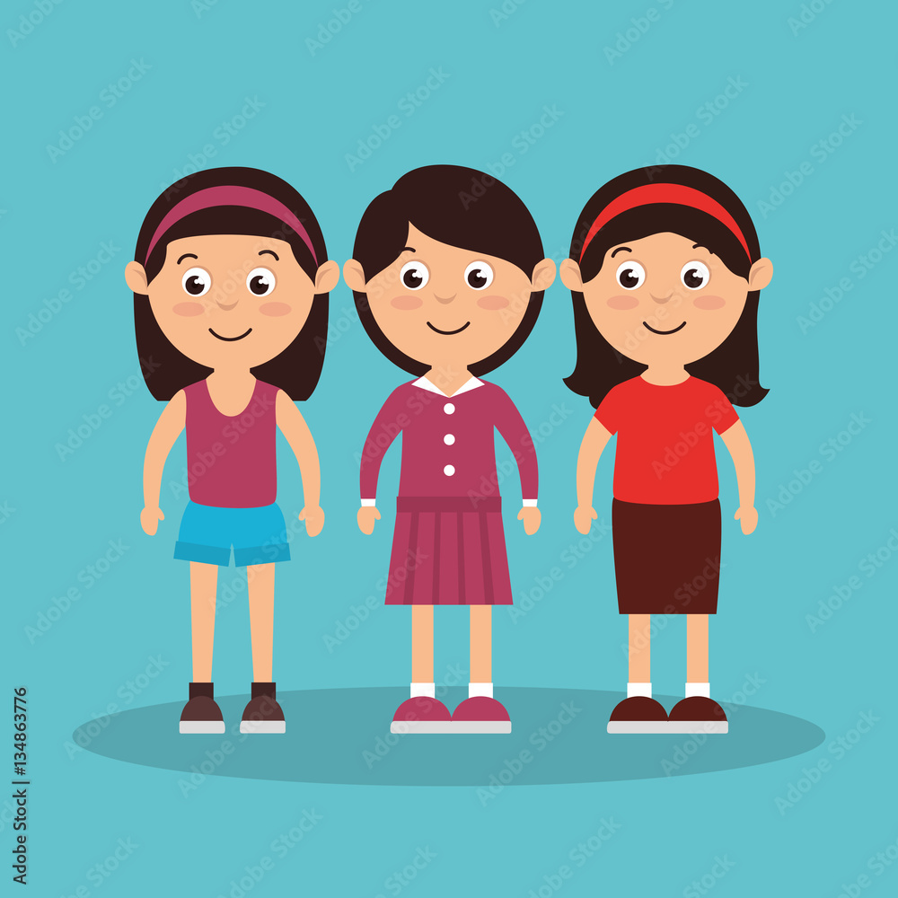 cute family members group vector illustration design cute family members group vector illustration design