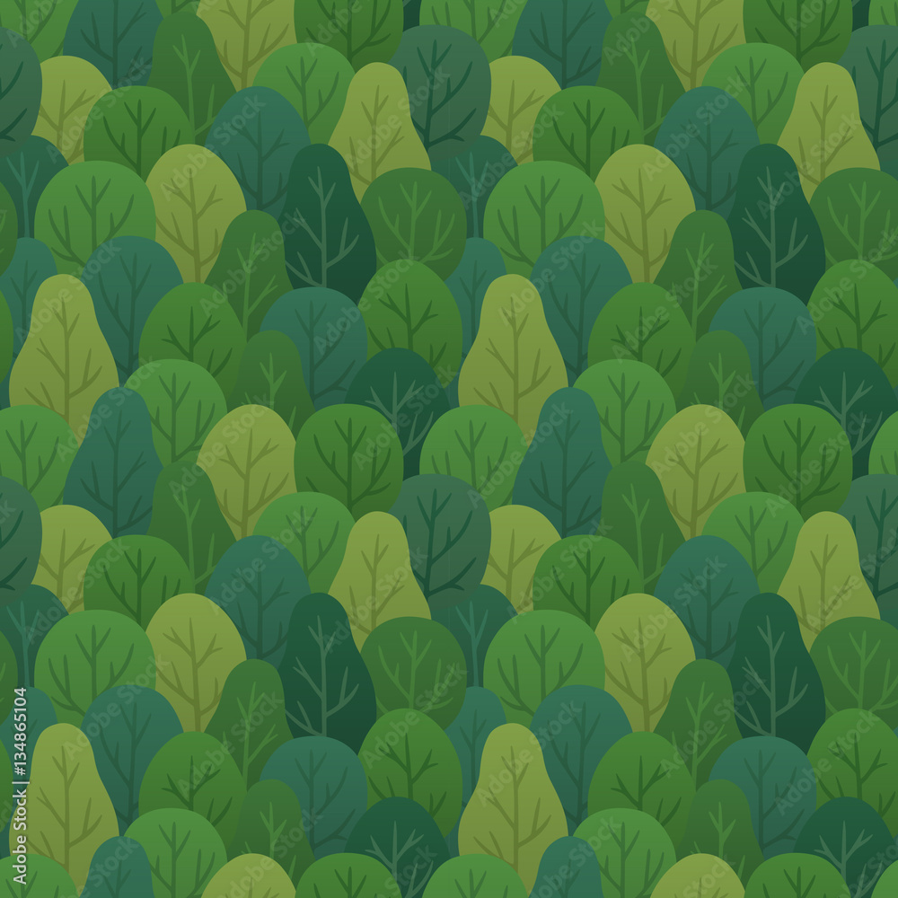 Seamless forest pattern Seamless forest pattern