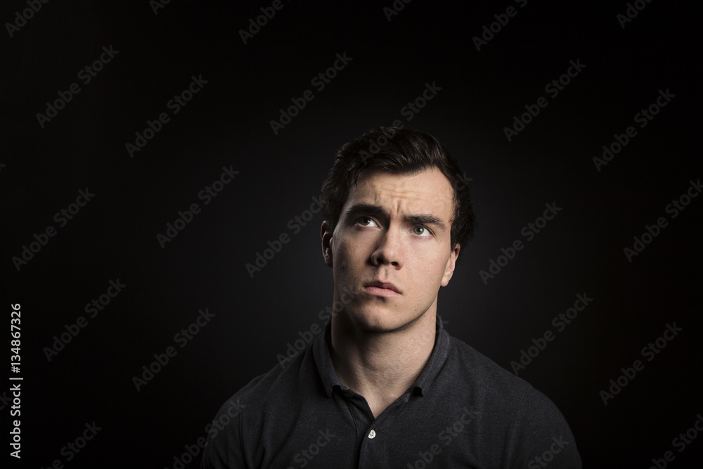 Pensive man Pensive man