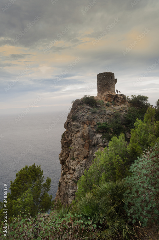Torre del verger, Sierra de Tramontana en Mallorca, España