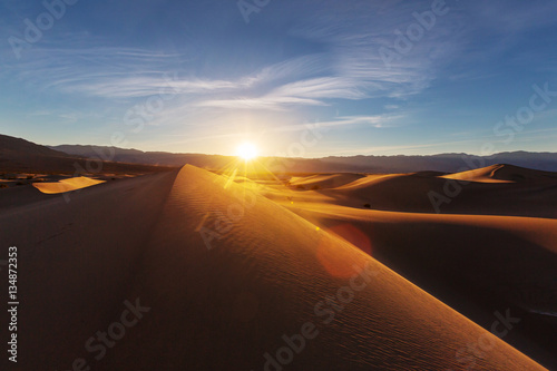 Sand dunes in California