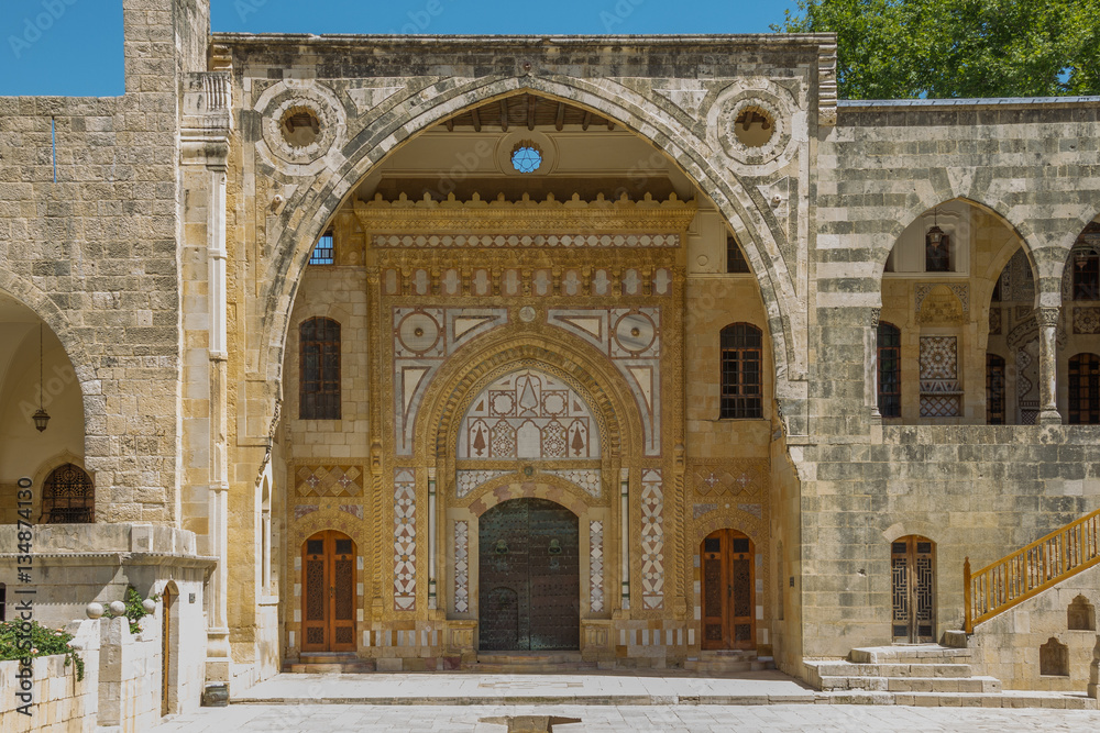 Entrance Lebanese Palace Architectural Detail