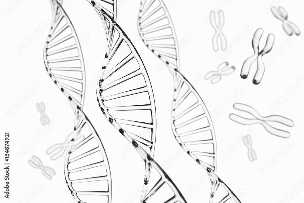 Abstract background . DNA molecule with X chromosomes Abstract background . DNA molecule with X chromosomes