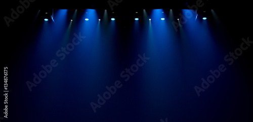Принти на полотні scene, stage light with colored spotlights