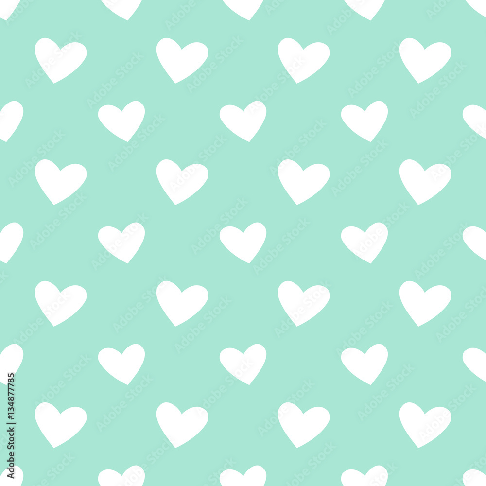 Blue hearts background