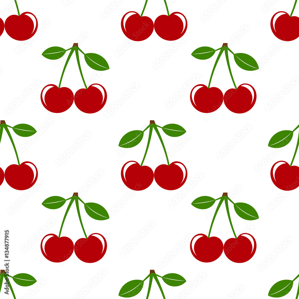 Cherries seamless pattern Cherries seamless pattern
