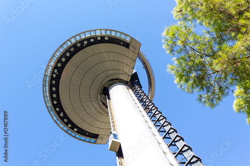 Obraz na płótnie Faro de Moncloa in Madrid w salonie
