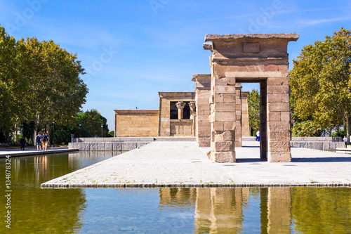 Der Tempel von Debod in Madrid photo